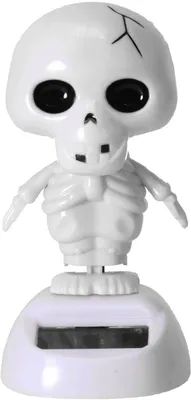 Produktbild von Solar-Wackelfigur weißes Skelett