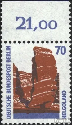 Produktbild von Briefmarken Berlin (West) 1990 Mi 874OR Oberrandstück (kompl.Ausg.) postfrisch Sehenswürdigkeiten