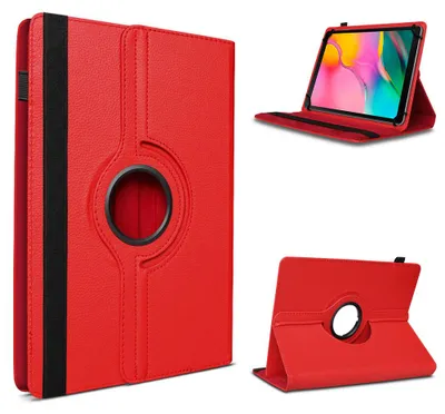 Produktbild von Tablet Tasche für Samsung Galaxy Tab A 10.1 2019 Hülle Schutzhülle 360° DrehbarFarben:Rot