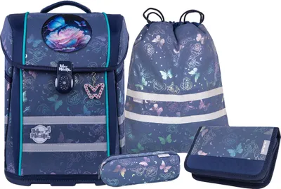 Produktbild von McNeill McNeill Schulranzen-Set PERFECTO 5tlg. - Roses