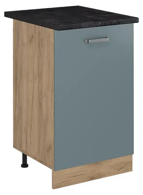 Obrázok produktu pre Kuchynská spodná skrinka Vicco R-Line Modrošedá/Dub Goldkraft 50 cm antrasiitti työtaso, Model 70386