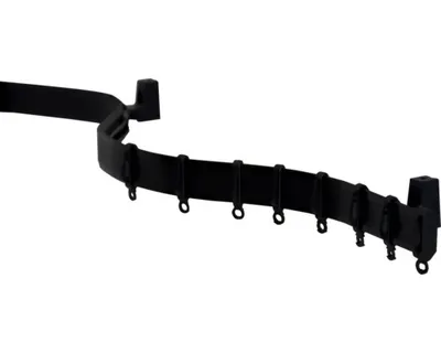 Produktbild von Vorhangschiene Flexline schwarz 350 cm