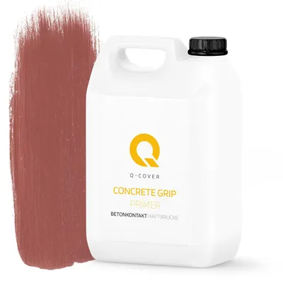 Produktbild von Q-COVER Betonkontakt – Haftgrund für Beton, Gipsputz, innen, ziegelrot 3 KG