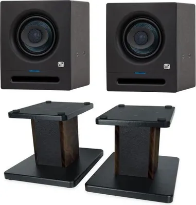 Image de Moniteur de studio Presonus Eris Pro 4 1 paire avec support d'enceinte Noix