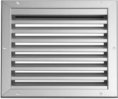 Produktbild von UPMANN Wetterschutzgitter Alu-Profil 300 x 300 mm weiß - 54899
