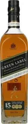 Immagine prodotto di Johnnie Walker Green Label 15 Years Blended Malt Scotch Whisky in confezione regalo | 40 % vol | 0,7 l