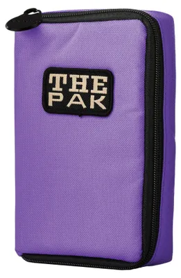 Produktbild von Karella Darttasche The PAK original, Platz für 3 Dartsets, handlich und geräumig, Perfekter Schutz, Dartcase, Tasche für Darts, violett