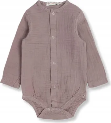 Produktbild von Baby Strampler - Ganzkörper - Beige - Größe 86 (12-18 Monate) - 100% Baumwolle - Bequem und stylisch - Für Kinder
