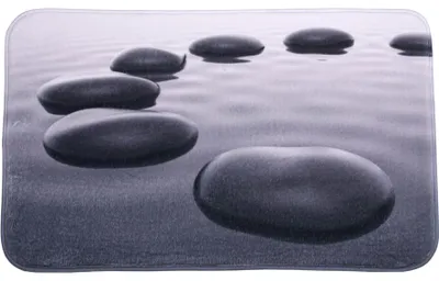 Image de Tapis de salle de bain SANILO® Black Stones 70 x 110 cm