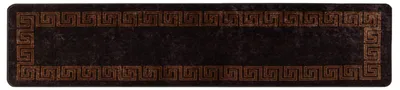 Zdjęcie produktu dla vidaXL Dywanik MARSA, czarny, 50 x 350 cm, poliester i PVC