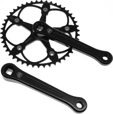 Produktbild von BLB Pista Vera Singlespeed Tretkurbel Crank Aluminium Schwarz