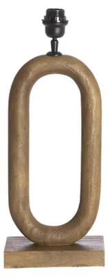 Obrázek produktu pro Light & Living - stolní lampa - PACECO - hnědá šedá - dřevo - samostatné svítidlo - E27 - 7041633