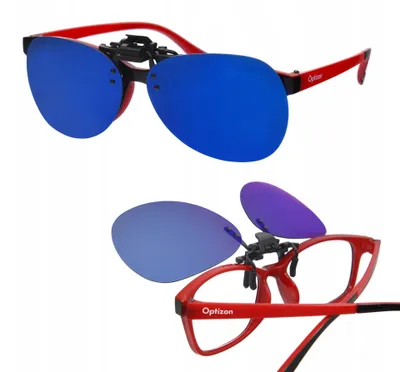 Produktbild von OPTIZON Klappbarer polarisierter Sonnenclip-on UV400