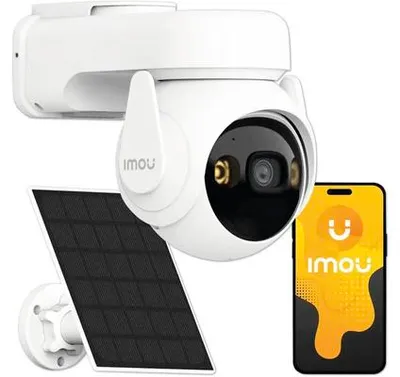Produktbild von Imou Cell PT 4G KIT 2, IP-Sicherheitskamera, Draußen, Kabellos, Amazon Alexa, Decke/Wand, Weiß