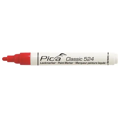 Produktbild von Pica Lack-/Industriemarker 2-4mm Rundspitze, rot