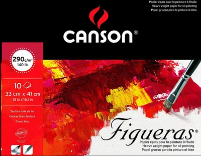 Produktbild von CANSON Zeichenpapierblock "Figueras" 410 x 330 mm 290 g/qm 10 Blatt