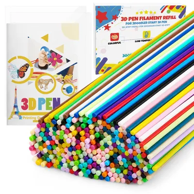 3D-Stift Filament + Zeichenbuch, PCL 2,5 mm, Nachfüllpackung