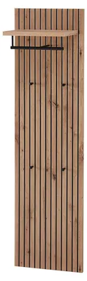 Produktbild von home24 Garderobenpaneel mit Kleiderstange - Eiche Artisan Nachbildung