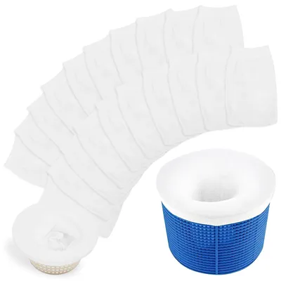 Imagen del producto de Filtros de nylon reutilizables para limpiafondos de piscinas - 20 unidades