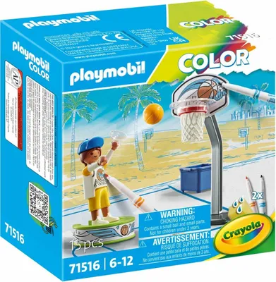 Produktbild von PLAYMOBIL Skater mit Basketball