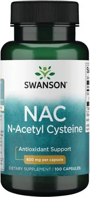 Immagine prodotto di N-acetilcisteina 600 mg 100 capsule Swanson Health Products