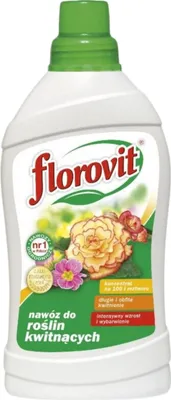 Zdjęcie produktu dla Florovit Płynny Nawóz do Roślin Kwitnących Zdrowy i Prawidłowy Wzrost 1L