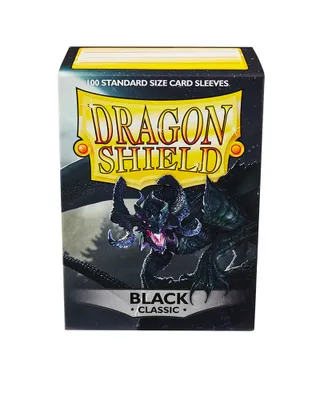 Obrázok produktu pre Ochranné obaly na karty Dragon Shield - Standard Sleeves Classic Black (100 ks)