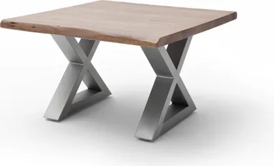 Produktbild von Couchtisch >CARTAGENA< in Akazie massiv walnussfarben - 75x45x75 (BxHxT)