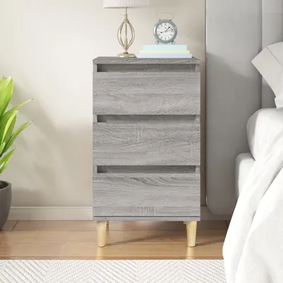 Produktbild von vidaXL Nachttisch Grau Sonoma 40x35x70 cm Holzwerkstoff