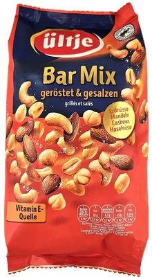 Image de Ueltje Bar Mix avec des noix et des graines grillées et salées 1000g