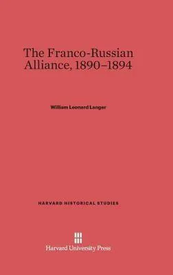 Produktbild von The Franco-Russian Alliance, 1890-1894