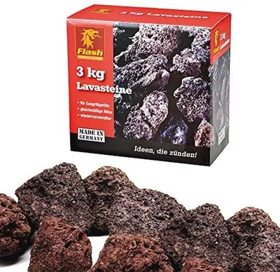 Produktbild von 3 kg Lavasteine für Gasgrill – Ideal zum Grillen und Kochen
