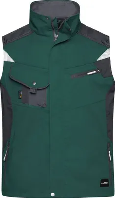 Produktbild von Professionelle Weste mit hochwertiger Ausstattung dark-green/black, Gr. M