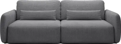 Produktbild von 3-Sitzer Schlafsofa mit grauem Strukturbezug - VOPOZA
