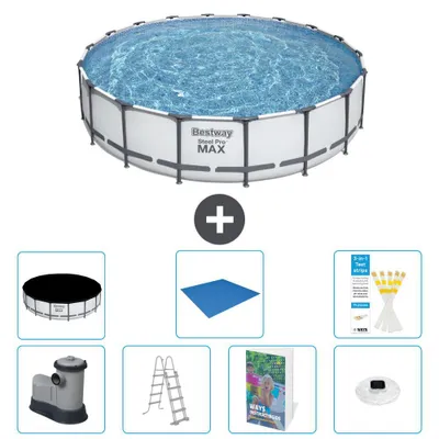 Produktbild von Bestway Steel Pro MAX Rund - 549x122 cm - 8-teilig S596