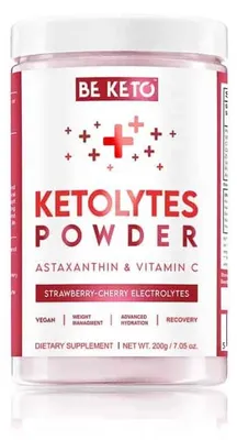 Image de Beketo Electrolyte Ketolyte en poudre - Cerise-Fraise 200g