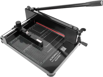 Produktbild von ACROPAQ - Professioneller Hochleistungs-Papierschneider mit Schneidelineal für Präzisionsschnitt, Hebelschneider für 400 Blatt