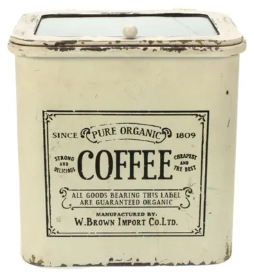 Imagen del producto de Tapa para recipiente "Meander" de vidrio, ideal para café con leche. Dimensiones: 20 x 15,5 x 21,5 cm