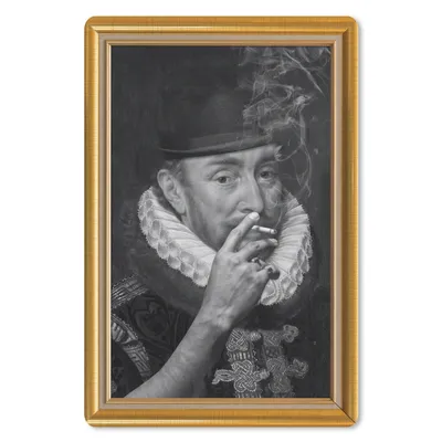 Produktbild von MuchoWow® Mauspad Mousepad Kunst - Alte Meister - Liste - Gold 18x27 cm - Mousepads - Maus Mat - Pad - Mausunterlage