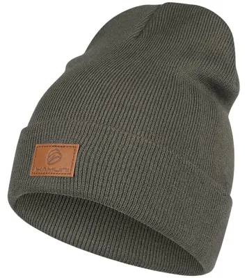 Productafbeelding van Uni beanie muts, algengroen, acryl, one size