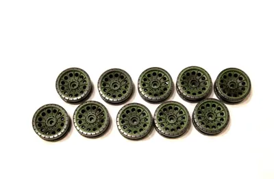Produktbild von Heng Long Führungsräder Set, 10 Stück (5x links, 5x rechts) für T34/85 Modellpanzer