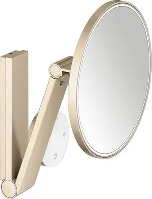 Immagine prodotto di KEUCO iLook_move Miroir de soins de beauté, éclairé, rond, couleur de lumière réglable à plusieurs niveaux, panneau de commande en verre, 17612039002, 17612039002