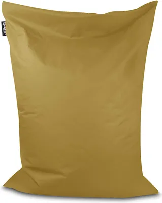 Produktbild von Sitzsack Rechteck ohne Rand Sitzkissen Bean Bag Große & Farbe wählbar Sand 100x70cm