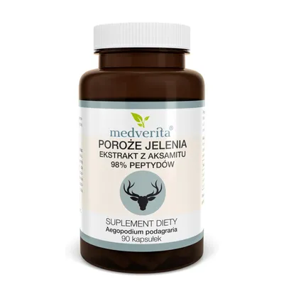Zdjęcie produktu dla Medverita Poroże jelenia 98% peptydów - 90 kapsułek