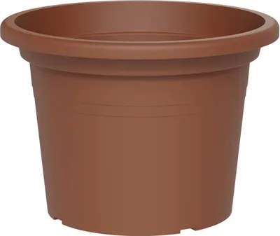 Produktbild von TeraPlast™ Pflanzgefäße BASIC rund Clay braun 30 cm - Kunststoff