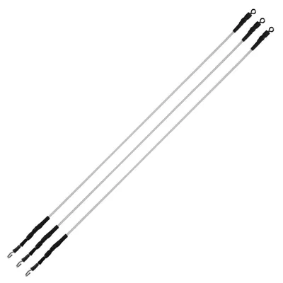 Produktbild von 3 x fertige Ø 0,8mm Feeder Power Gum Feedermontage mit Quick Change Wirbel 10 cm