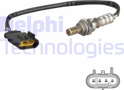 Produktbild von DELPHI Lambdasonde für FORD KA (RU8) vor-Kat Beheizt 340mm ES21240-12B1
