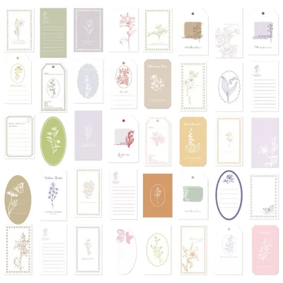 Produktbild von 4 Blatt Scrapbooking-Papier mit floralem Muster für kreative Projekte