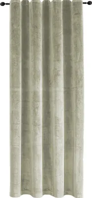 Produktbild von Verdunkelungsvorhang Samt weich 140  x  225 cm Sand Beige Vorhang Kräuselband Gardine blickdicht U-Band abdunkelnd