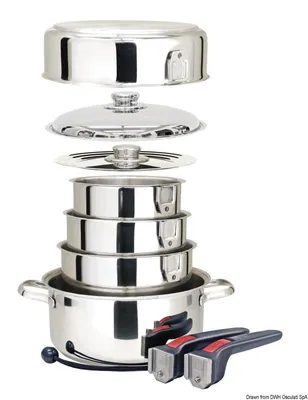 Image de Set de casseroles empilables Intérieur en céramique , 1 pièce
